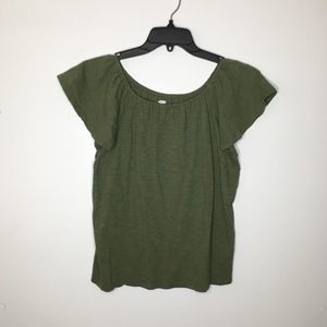 Old Navy softest green tee